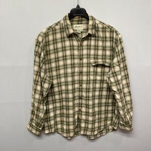 Eddie Bauer Men Long Sleeve Button Shirt Top Size XL X-Large Flannel M243 -7